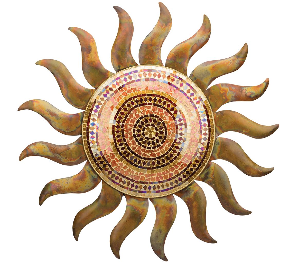 Regal Art & Gift Flamed Copper Sun Wall Decor 29"