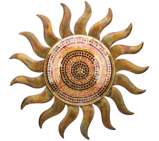 Regal Art & Gift Flamed Copper Sun Wall Decor 29"