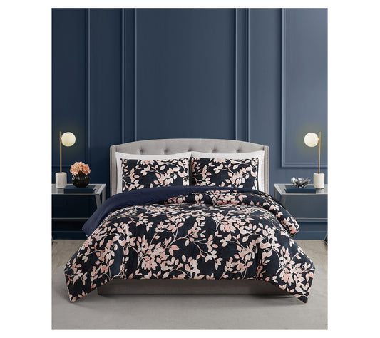 Vince Camuto Amaya Floral 2 Piece Twin XL Comforter Set