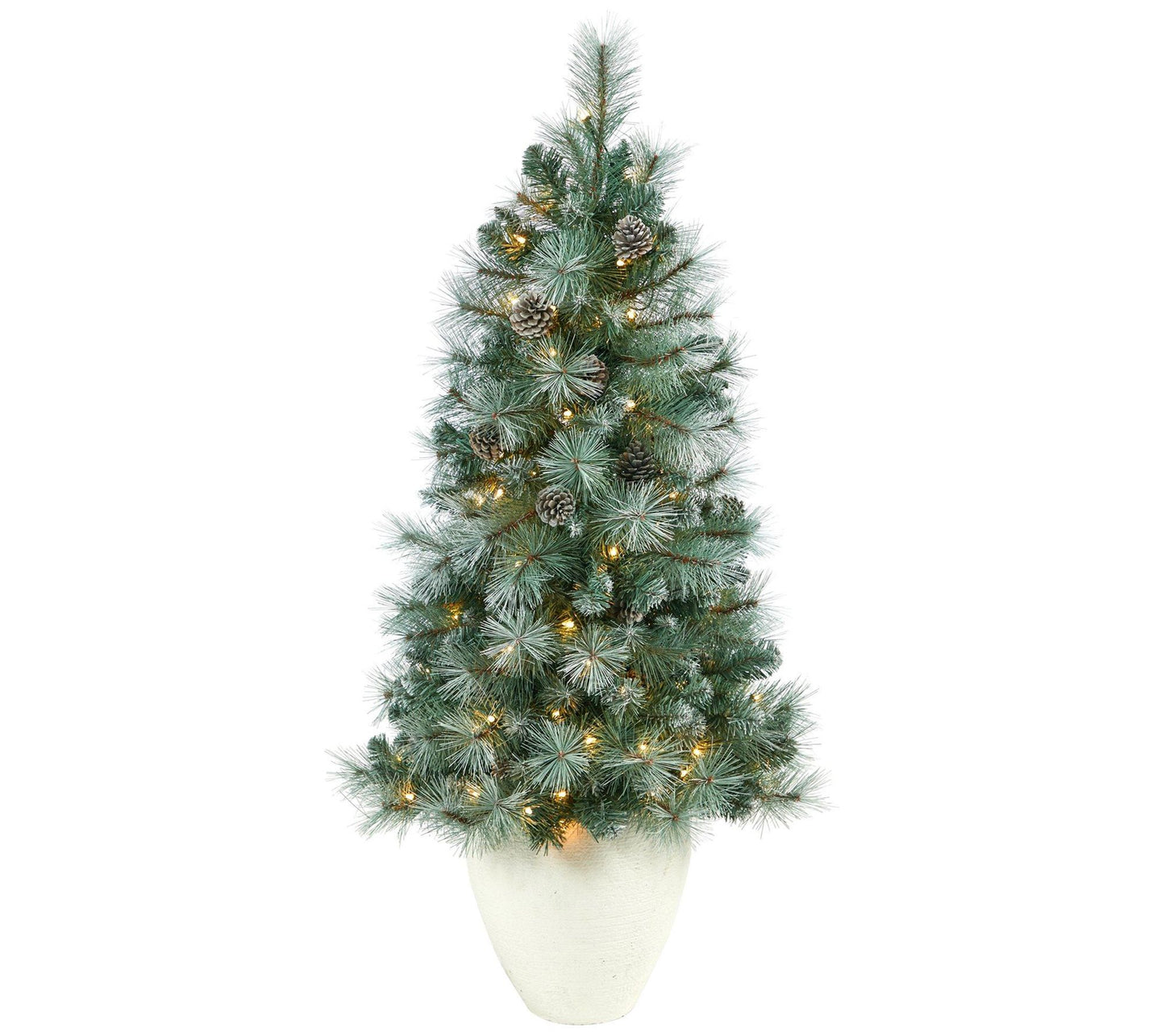 Nearly Natural 50" British Columbia Pine Lit Christmas Tree