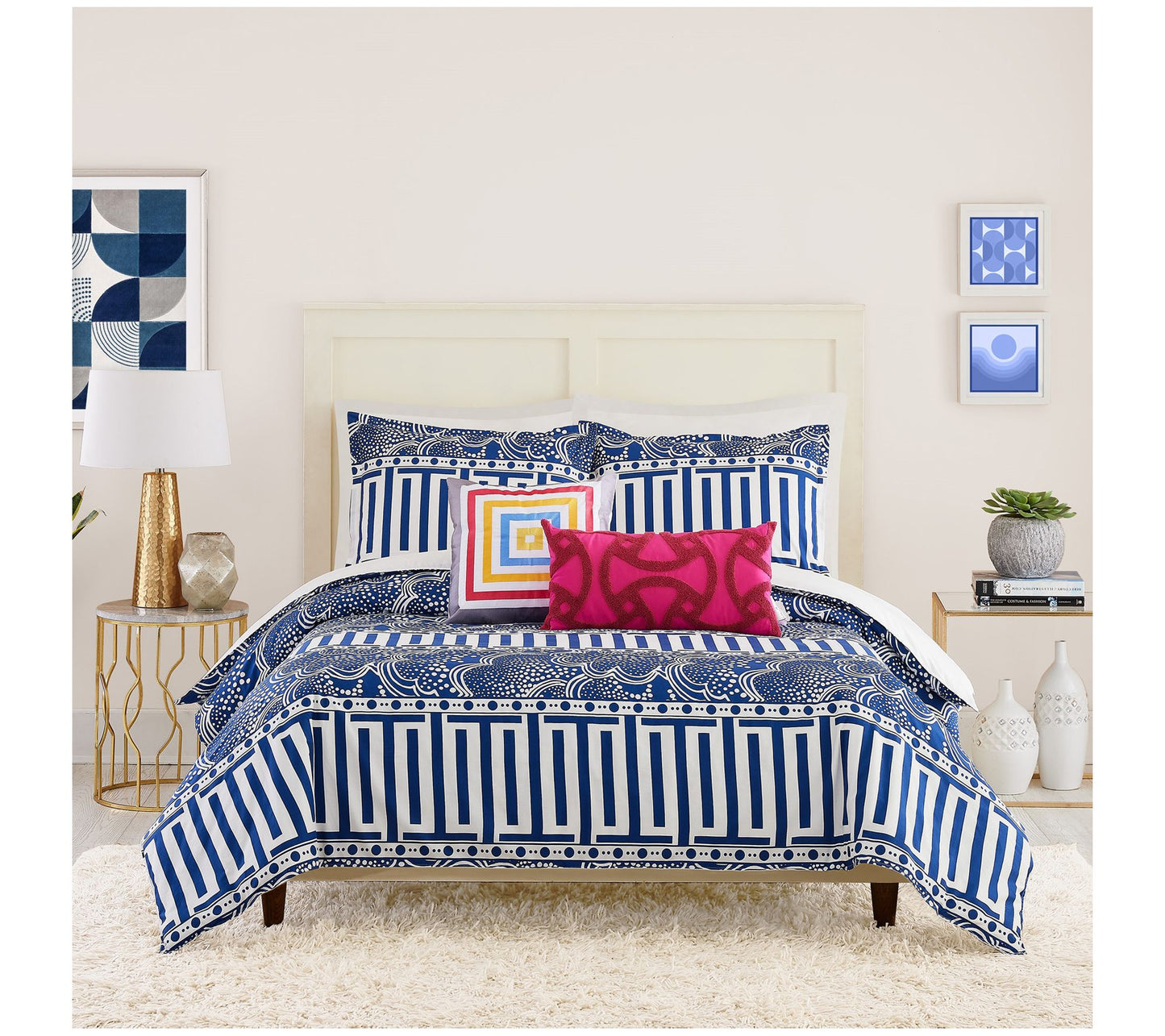 Trina Turk Mesa Maze 3-Piece King Duvet Cover Set