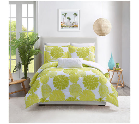 Trina Turk Big Floral 3-Piece Full/Queen Comforter Set