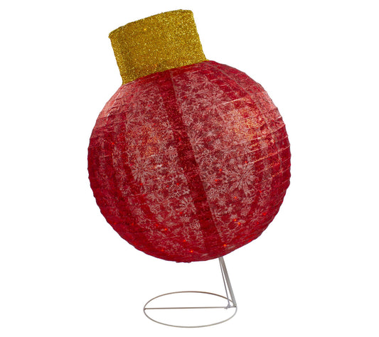 Northlight 38" LED Tinsel Ornament Outdoor Chri stmas Decor