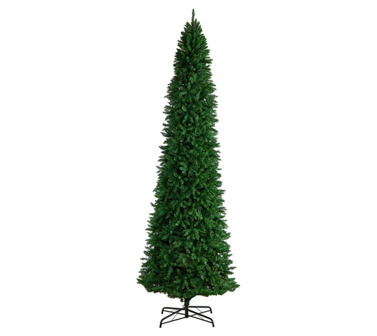 Nearly Natural 12' Slim Pine Artificial Christmas Tree