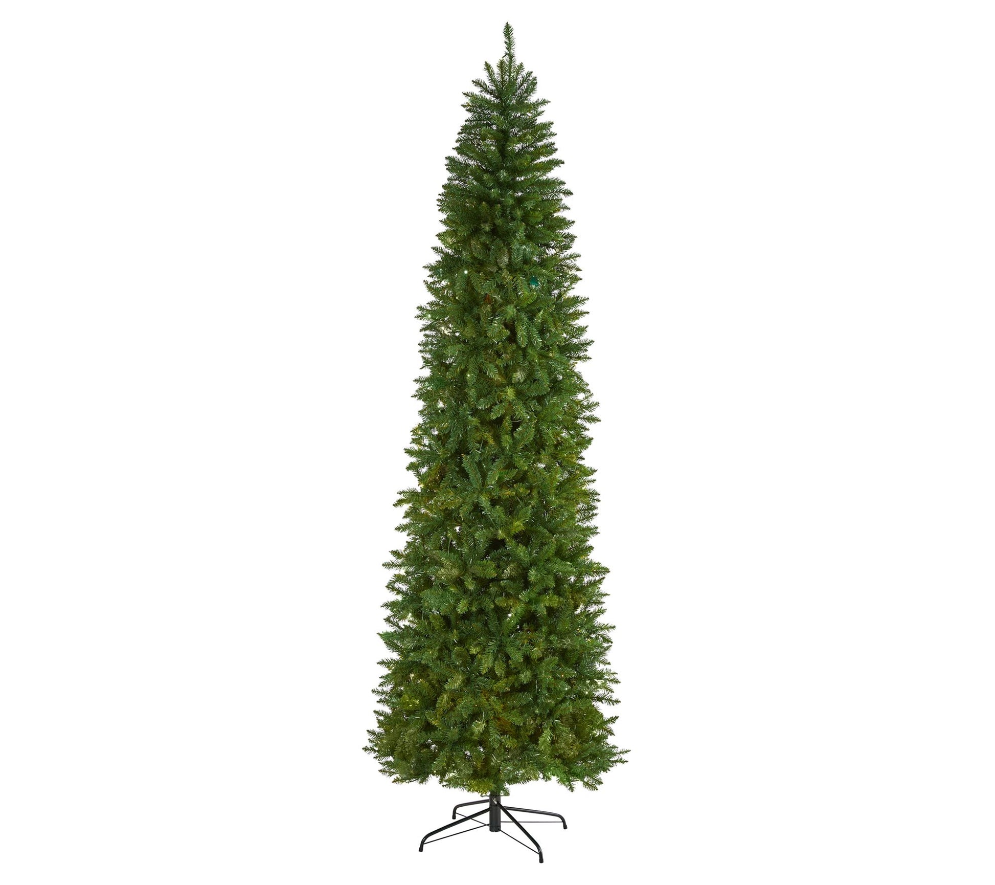 Nearly Natural 9' Slim Green Mountain Pine Christmas Tree