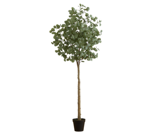 Nearly Natural 7-ft Artificial Eucalyptus Tree