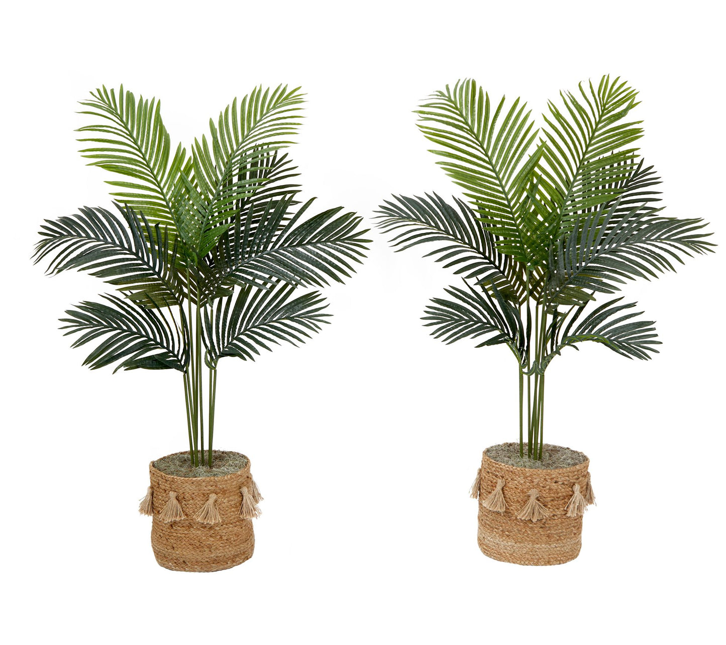 Nearly Natural S/(2) 4' Artificial Paradise Palm Tree DIY KIT