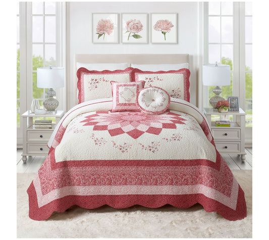 Modern Heirloom Caroline Embroidered Bedspread- Queen