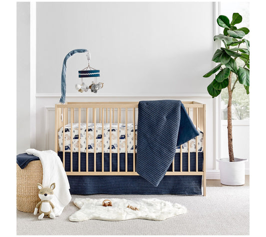Levtex Baby Mills Waffle 4-Piece Crib Bedding Set