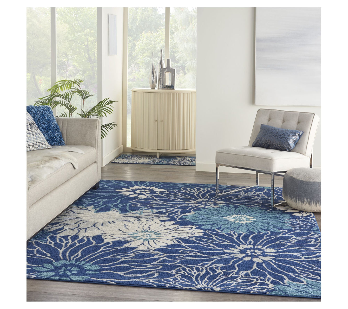 Nourison Passion 17 Navy/Ivory 8' x 10' Rug
