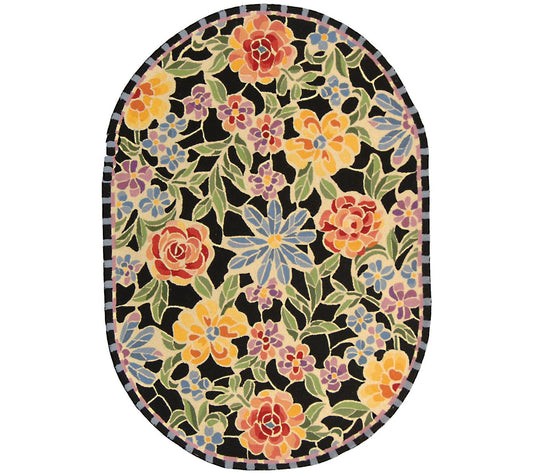 Chelsea Collection HK214 4'-6" X 6'-6" Oval Rugby Valerie