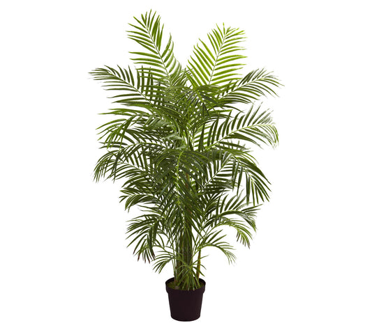 Nearly Natural 4.5' Areca Palm UV Resistant x 8 w/837 Lvs