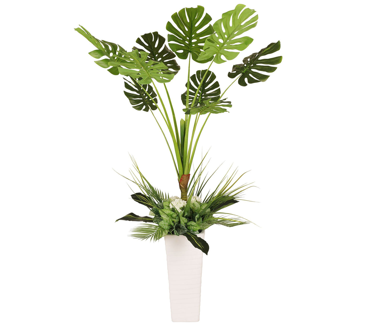 Puleo International 5 ft Artificial Tarovine Tre with Pot