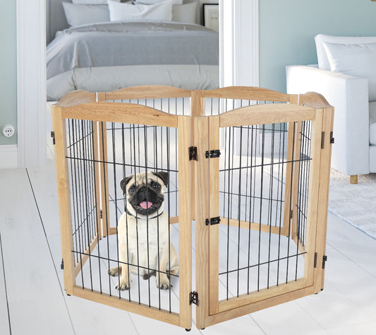 Petmaker Pet 6-Panel 132" Indoor Folding Fence