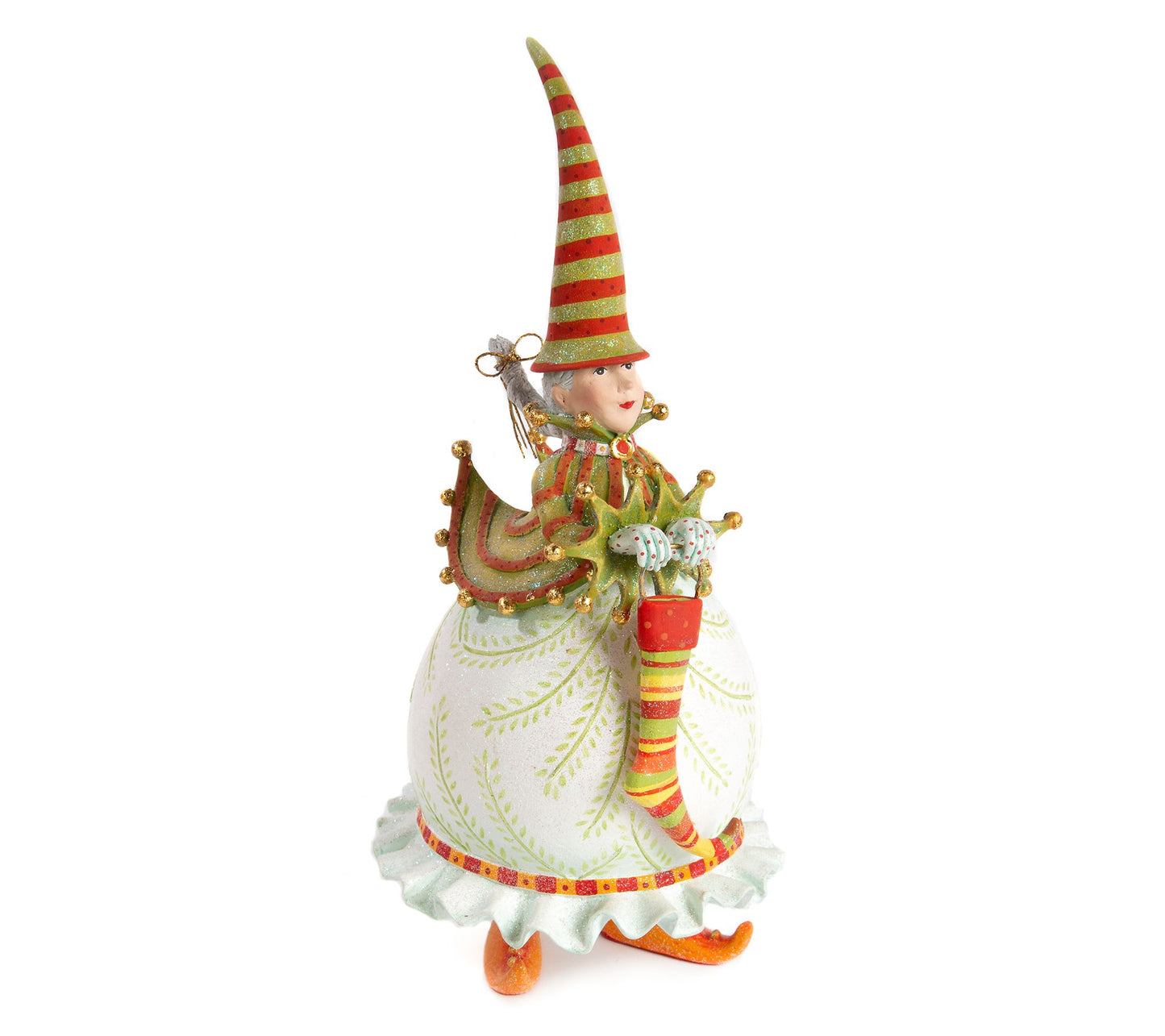 MacKenzie-Childs Dash Away Mrs. Santa Figure