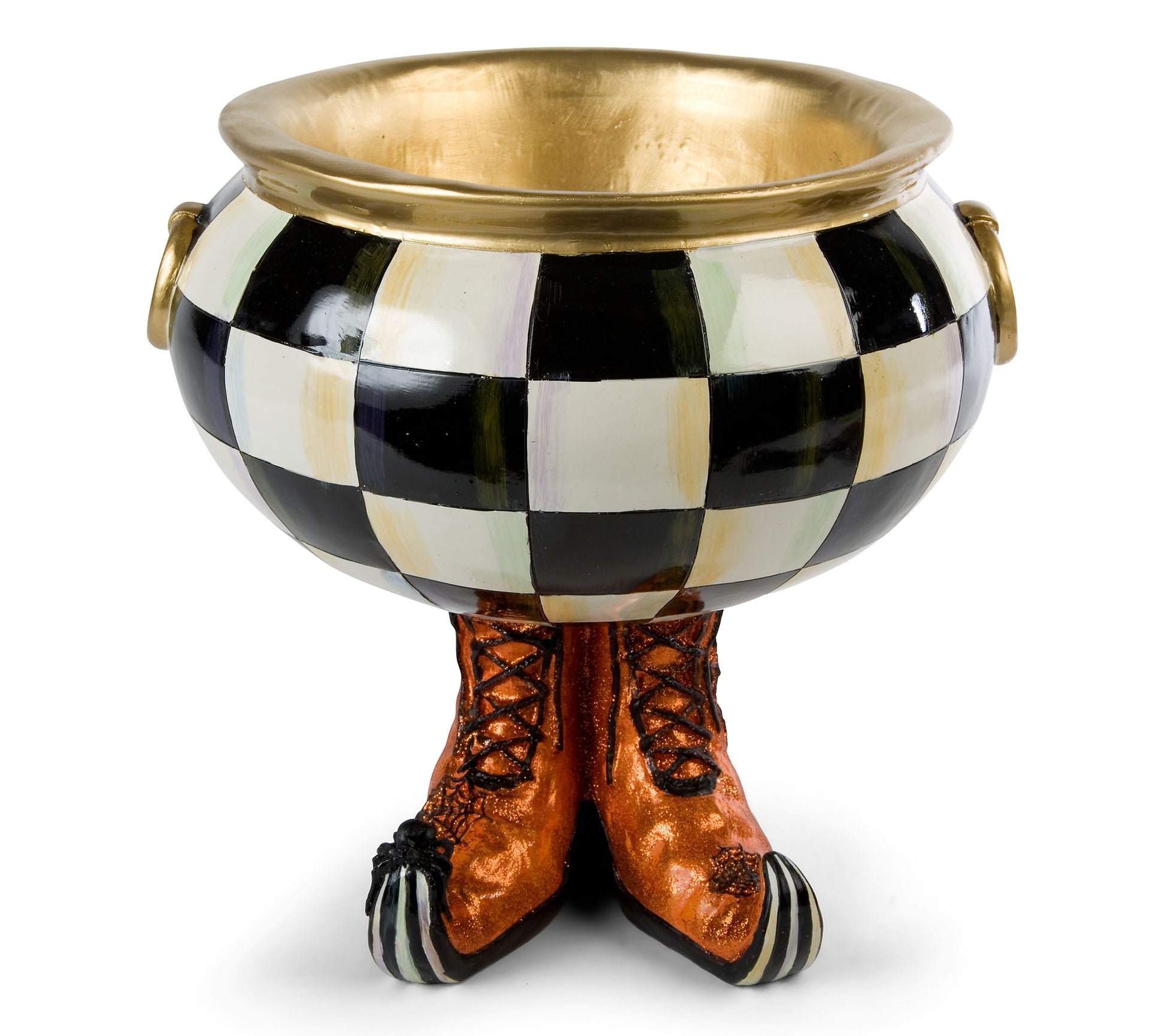 MacKenzie-Childs Courtly Check Cauldron