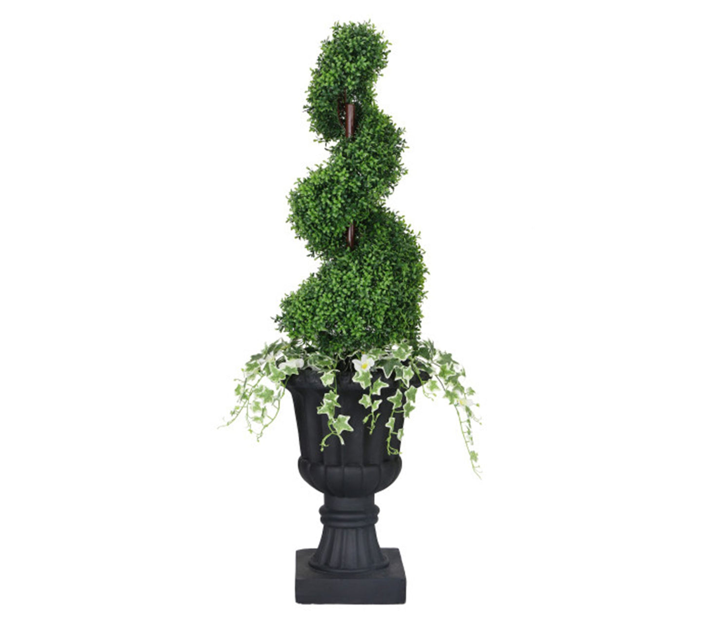 Puleo International 52in Topiary Spiral BoxwoodTree