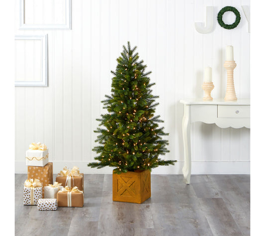 Nearly Natural 5' Manchester Fir Christmas Tree