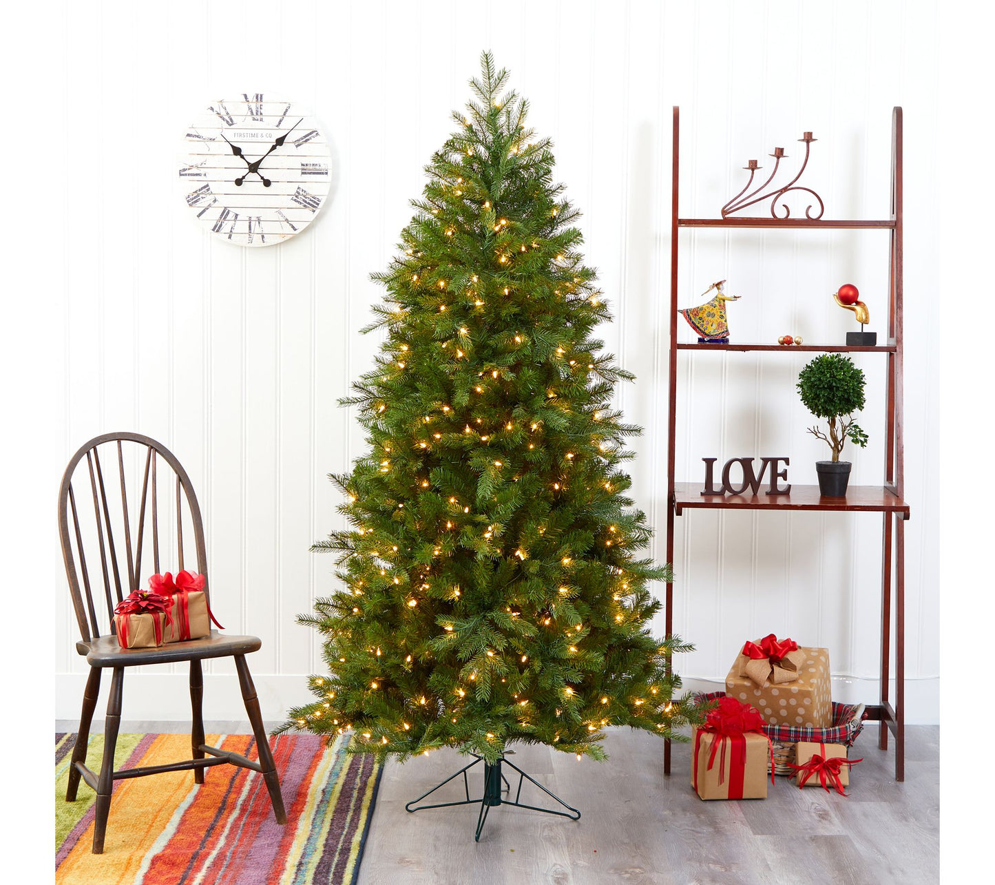 Nearly Natural 6' Vienna Fir Christmas Tree