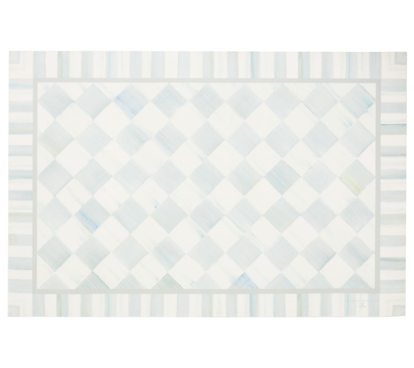 MacKenzie-Childs Sterling Check 2 'x 3' Floor Mat