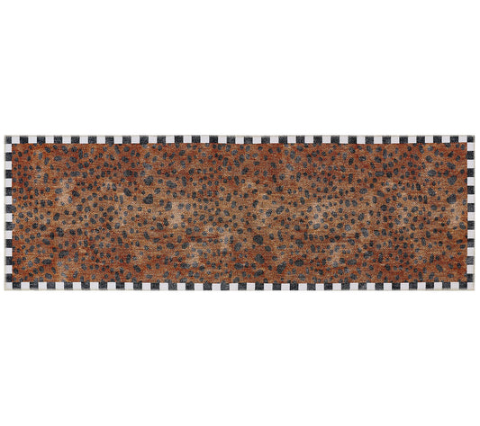 MacKenzie-Childs Cheetah 2'6" x 8' Washable Runner