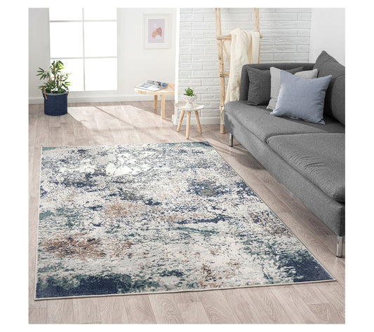 Ox Bay Abstract Modern Plush Performance Indoor7'5"x 9'5" Rug