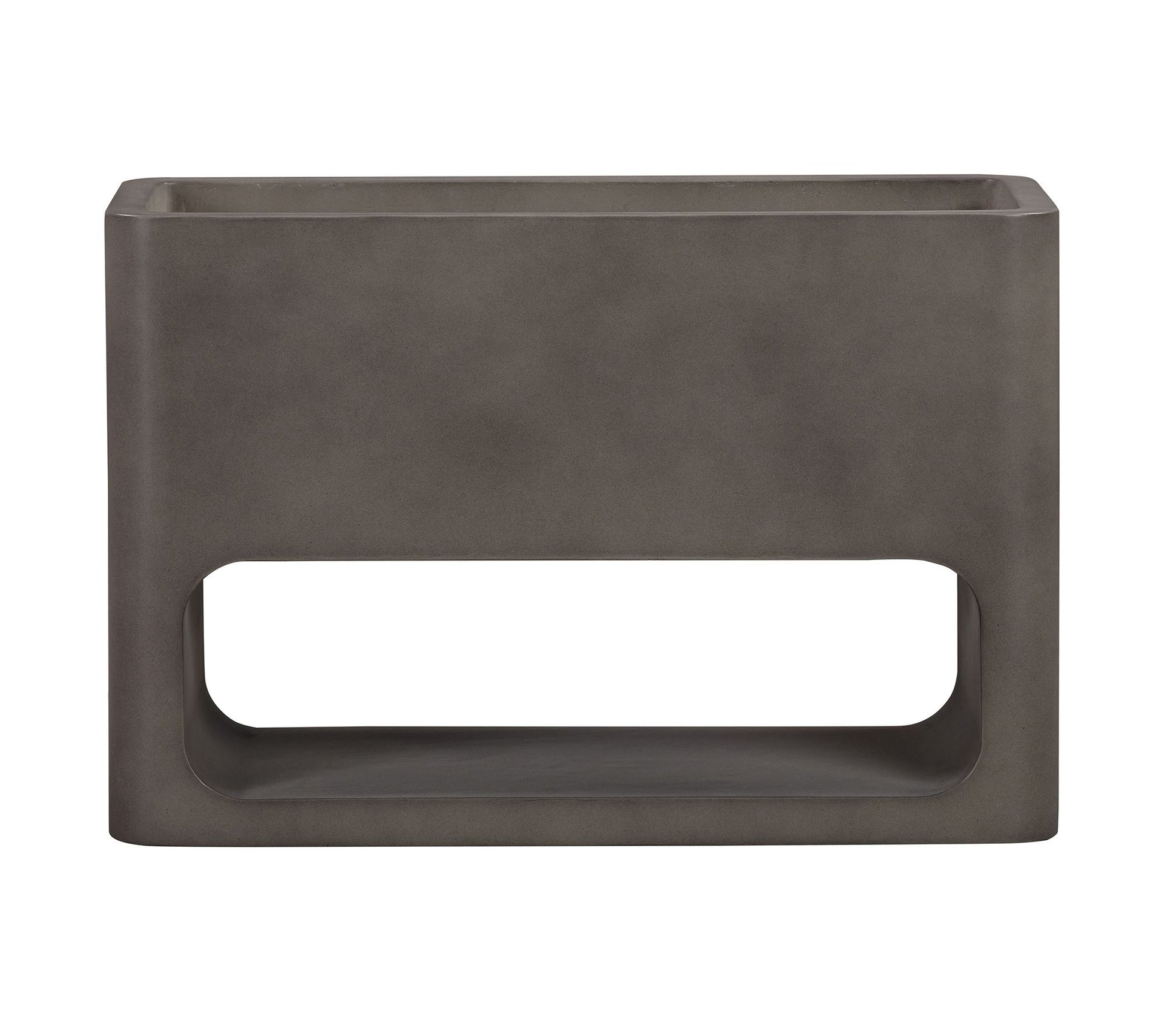 Armen Living Sunstone Indoor / Outdoor Planterin Concrete