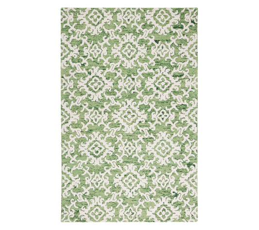 Blossom 104 Hand Tufted Wool 4' x 6' Rug by Valerie