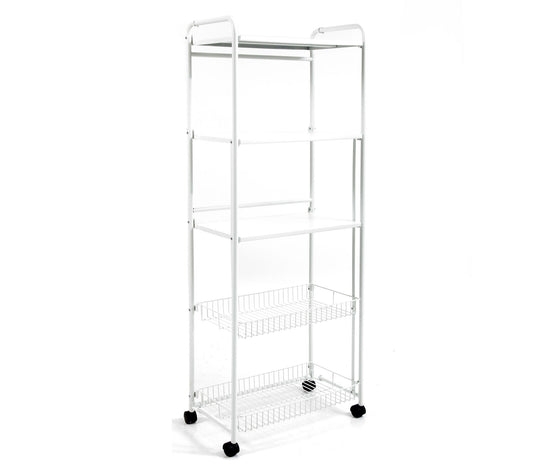 Origami 5-Tier Multi-Purpose Storage Rack withBaskets