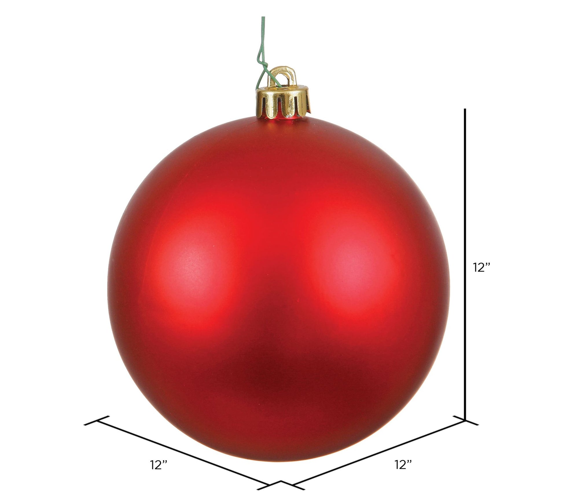 Vickerman 12" Ball Ornament