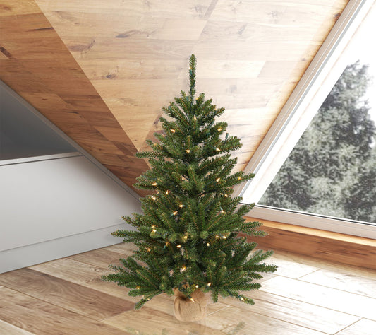 Vickerman 36" Anoka Pine Artificial Pre-Lit Christmas Tree