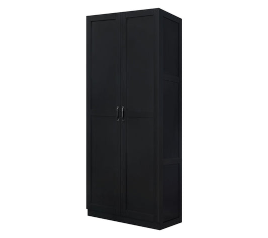 Manhattan Comfort Hopkins Storage Closet 4 Adjustable Shelves