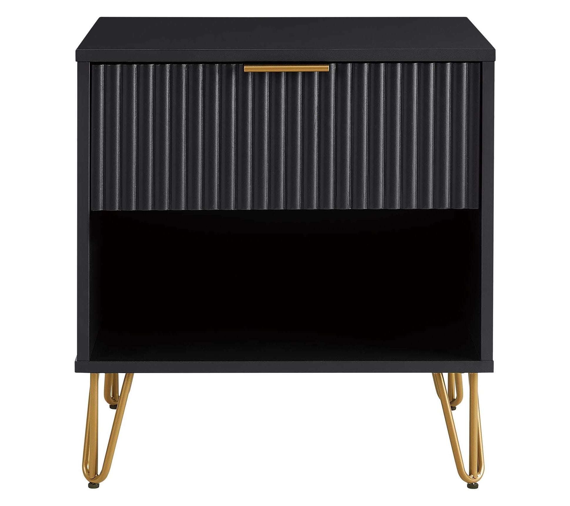 Manhattan Comfort DUMBO Nightstand 1 Full Extension Drawer