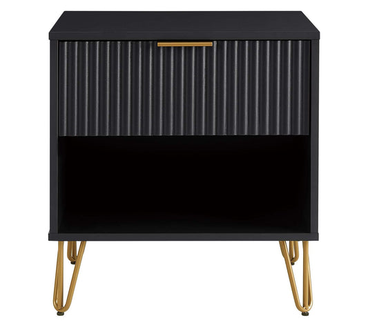 Manhattan Comfort DUMBO Nightstand 1 Full Extension Drawer