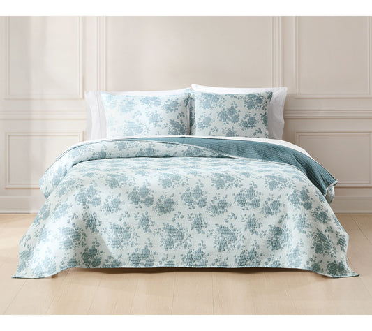 Lush Decor Rose Garden Stitch Jacquard CoverletSet King