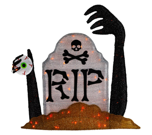 Northlight Tombstone Halloween Decor 31.5" LEDights
