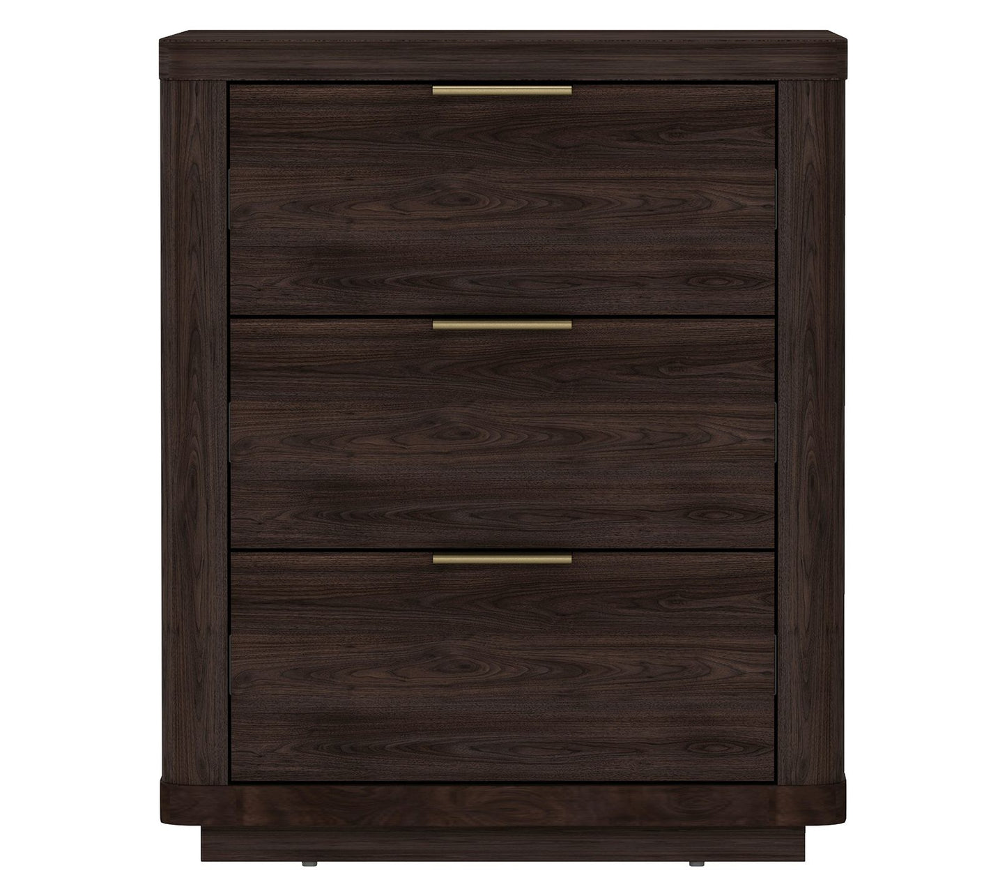 Manhattan Comfort Evelyn Nightstand with 3 Drawers