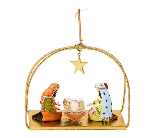 MacKenzie-Childs Nativity Holy Family Ornament