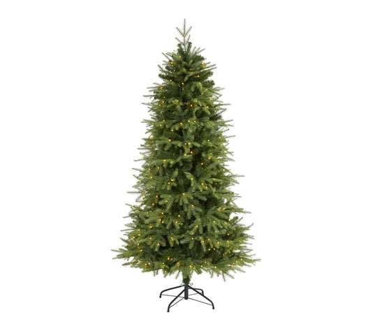 Nearly Natural 6.5' Vancouver Fir Tree with 400LED