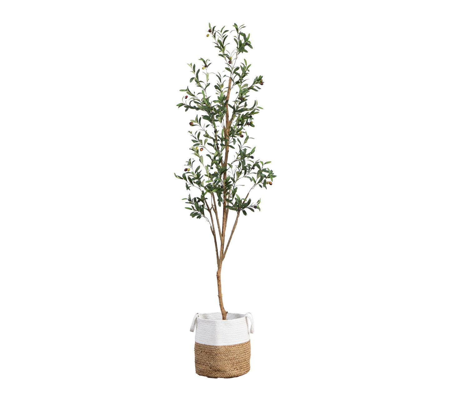 Nearly Natural 7' Artificial Trunk Olive Tree
