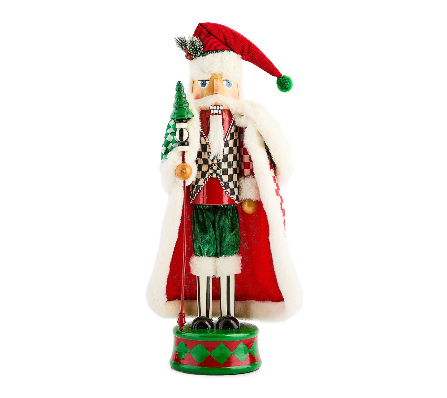 MacKenzie-Childs Check It Out Nutcracker