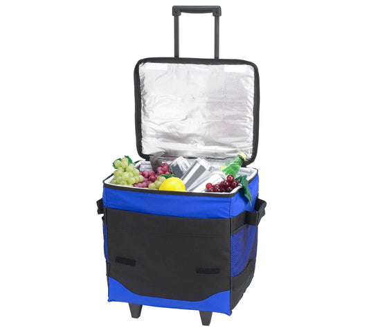 Picnic at Ascot 60-Can Collapsible Rolling Cooler