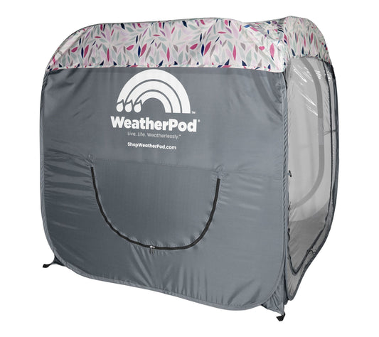 WeatherPod MegaPod 2-Person Pop-up Pod w/ Patterned Roof
